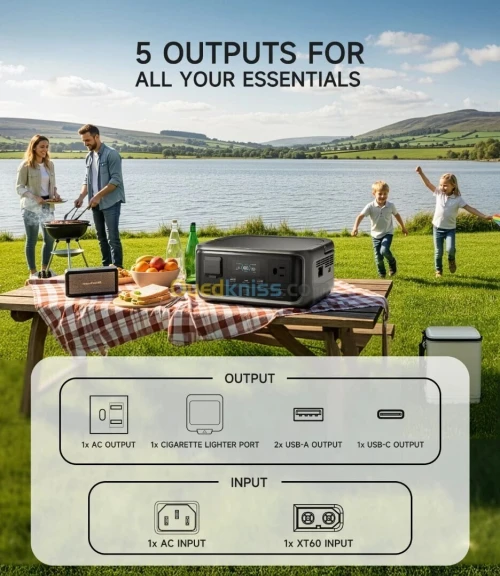 ALLPOWERS P300/R600 Générateur Solaire + Panneau Solaire Portable 100W