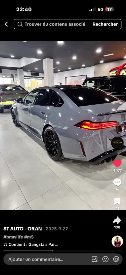 BMW Série 5 2025 M5
