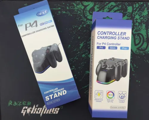 DOCK DE CHARGE MANETTE PS4 RGB 