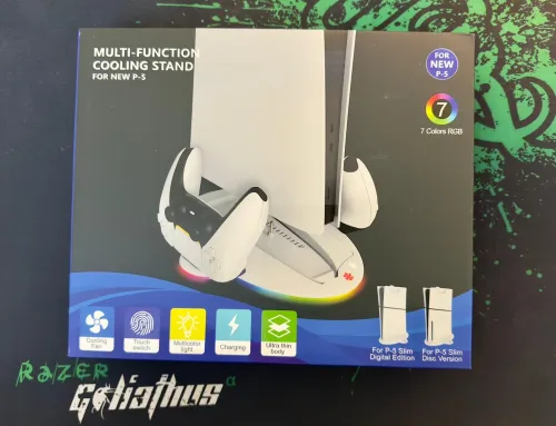 Refroidisseur PS5 slim/fat + support de charge pour manette PS5