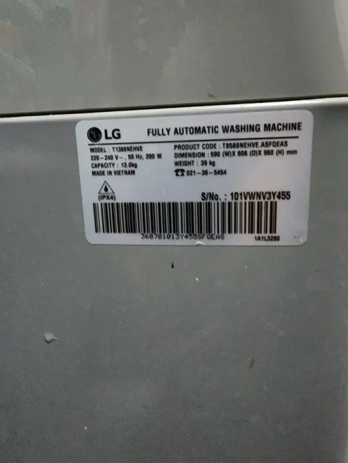 machine à laver LG Turbo Drum 13kg