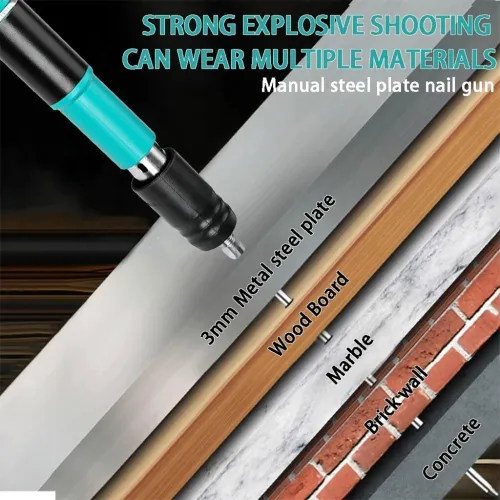 Pistolet Pneumatique à Clous Manuel pour Acier et Béton بندقية تثبيت المسامير