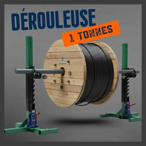 dérouleuse de fibre optique