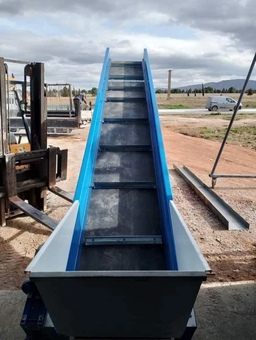 des tapis convoyeur et tryage des matériaux