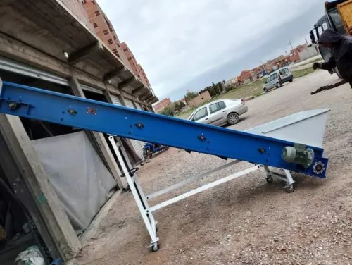 des tapis convoyeur et tryage des matériaux