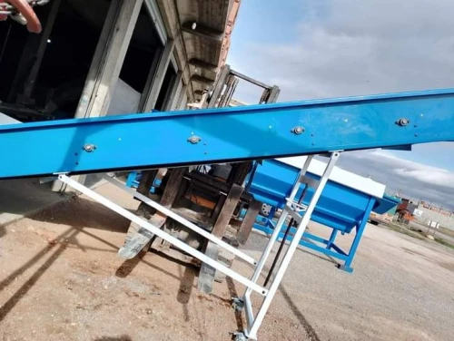 des tapis convoyeur et tryage des matériaux