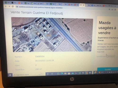 Vente Terrain Guelma El fedjoudj