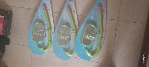 Masquee et tuba de plongée