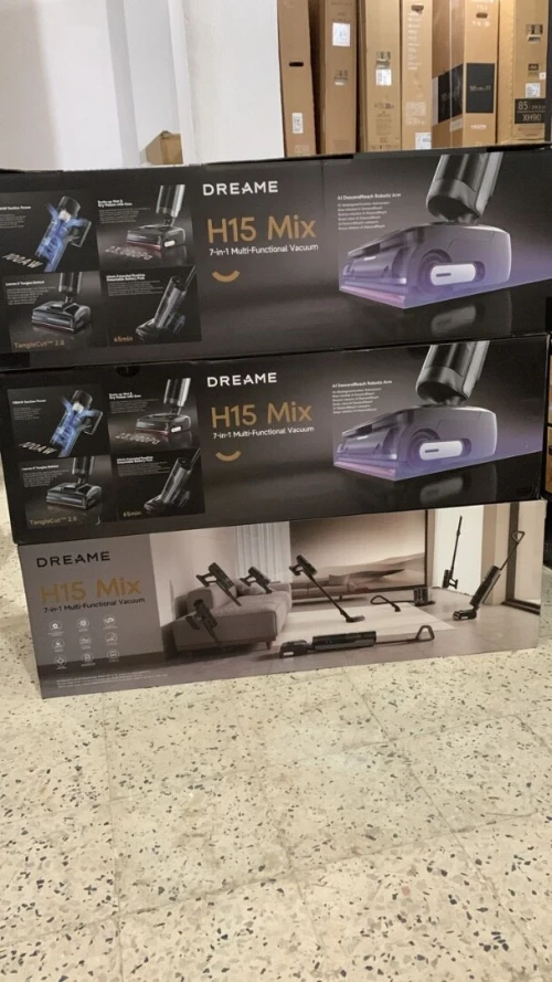 Aspirateur laveur dreame h15 pro mix مكنسة كهربائية متعددة الاستخدامات 7-في-1 تجمع بين الشفط القوي وغسيل الأرضيات في جهاز واحد