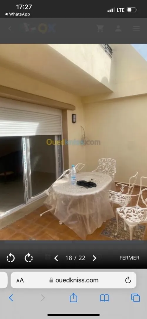 Location Appartement Niveau de villa F4 Alger Bouzareah