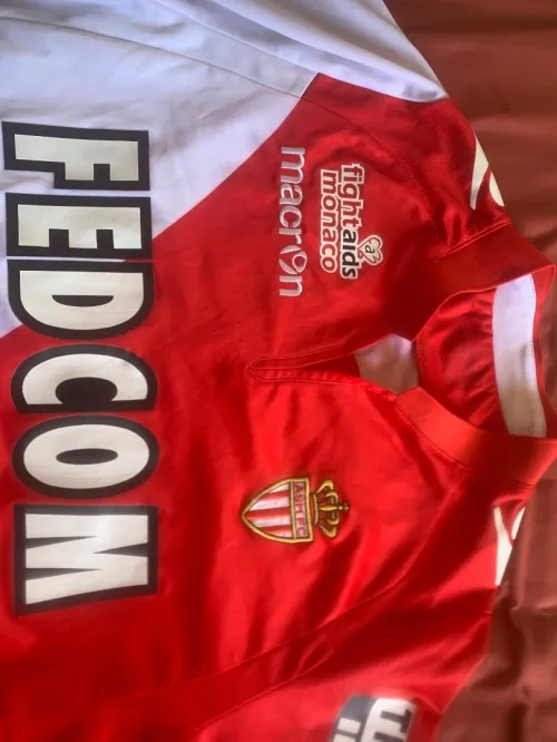 Maillot à domicile de l'ASMonaco saison 2012-2013 porté et signé par Radamel Falcao lui-même !