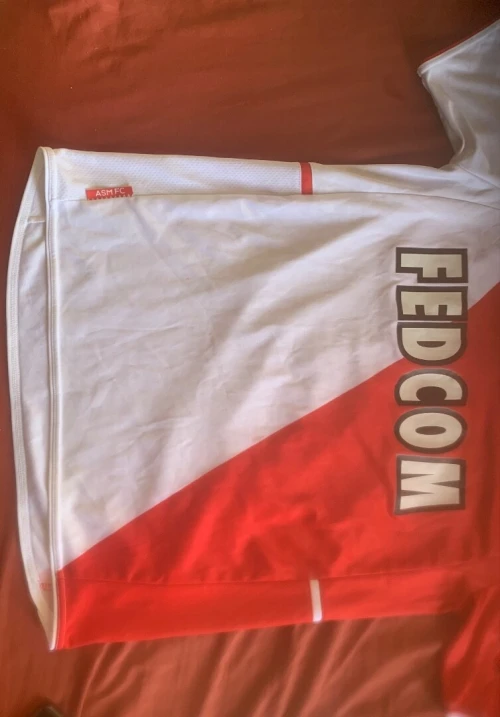 Maillot à domicile de l'ASMonaco saison 2012-2013 porté et signé par Radamel Falcao lui-même !