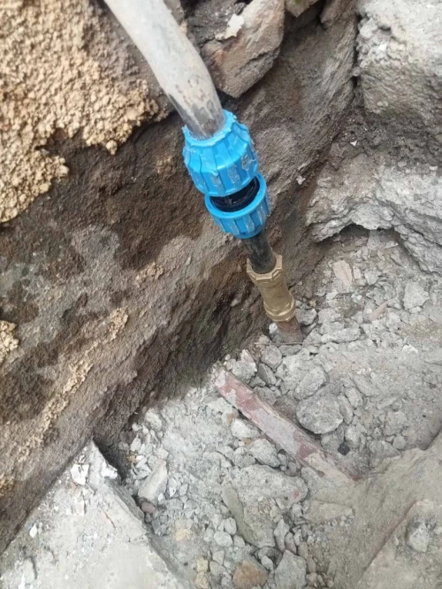 Répartition fuite d'eau travaux publique