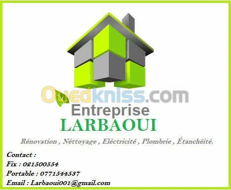 Rénovation , Nettoyage , étencheité..