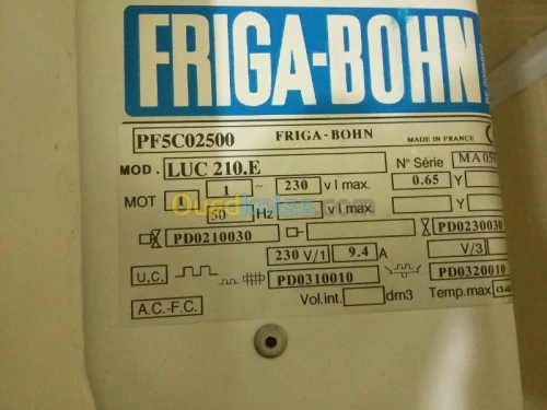 LOCATION CHAMBRE FROIDE