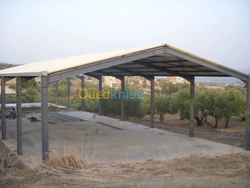 Charpente métallique + préfabriqués