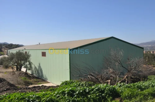 Charpente métallique + préfabriqués