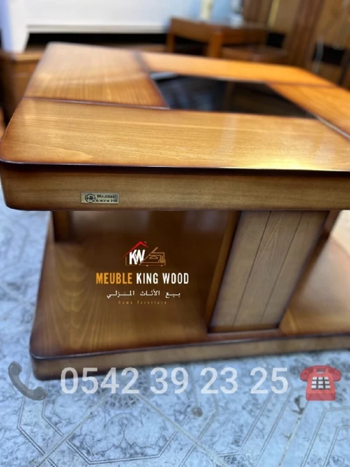Table basse bois hêtre طاولة صالون 