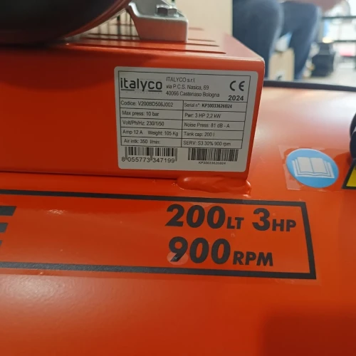 Compresseur 200l ITALYCO italy