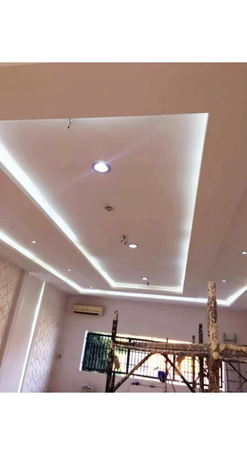 Pose faux plafond placo-PVC-demontable-parquet. . . 