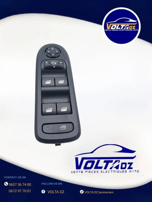 Bouton lève-vitre peugeot côte chaufferie 308