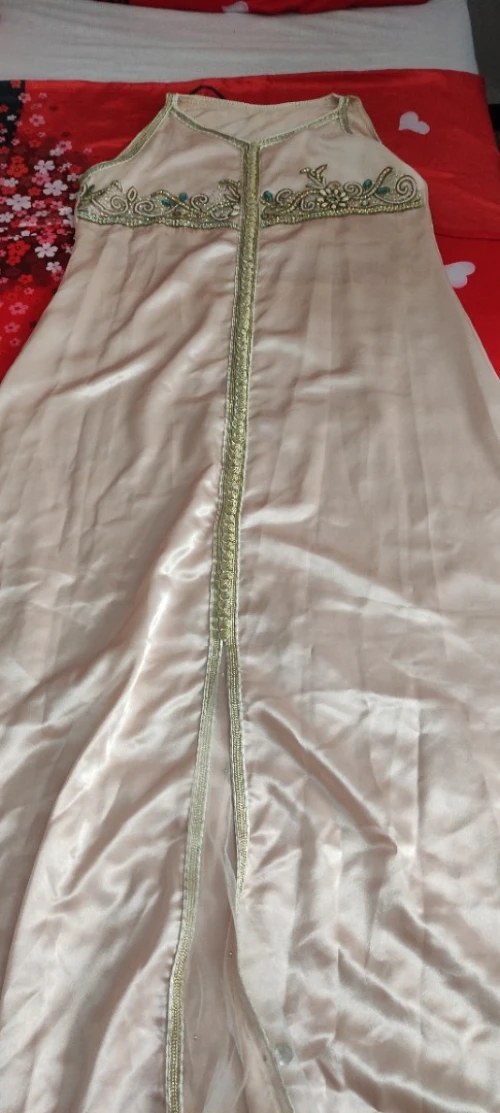 caftan perlé doublé 