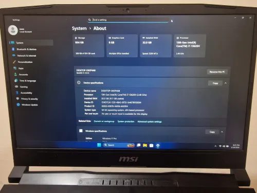 MSI Katana 15 B13VGK - RTX 4070 - 32GB RAM