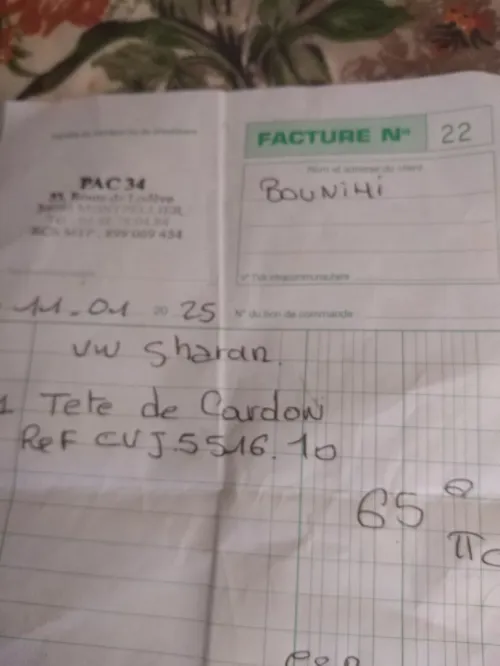 MANCHON de cardon