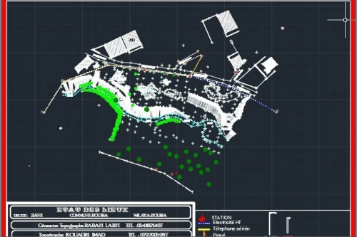 Services de Topographie et calcul des quantités , خدمات المسح الطوبوغرافي