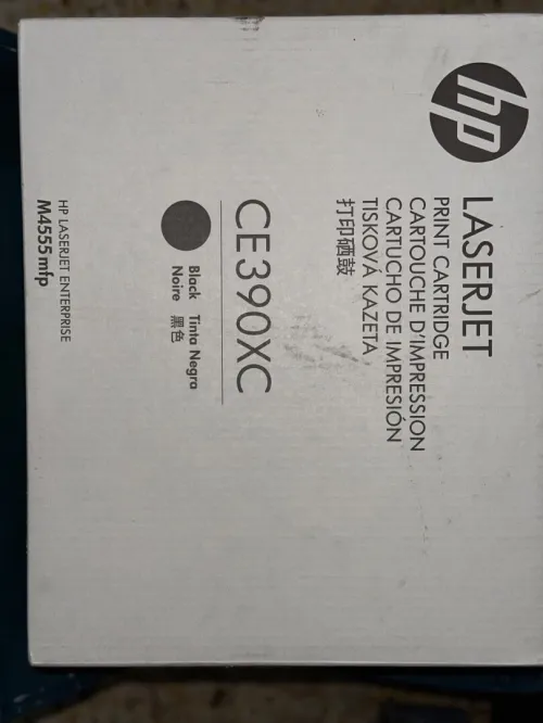 toner HP LASERJET CE390XC grand format