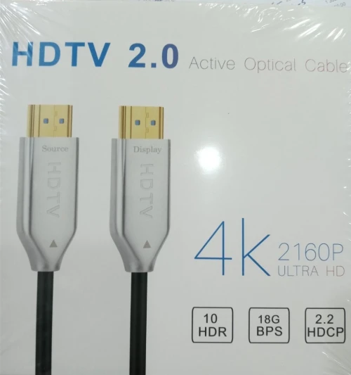 CABLE HDMI 4K 2.0 FIBRE OPTIQUE 10Metre 15M/20M/30M/40M/50M/70M/80M/100M