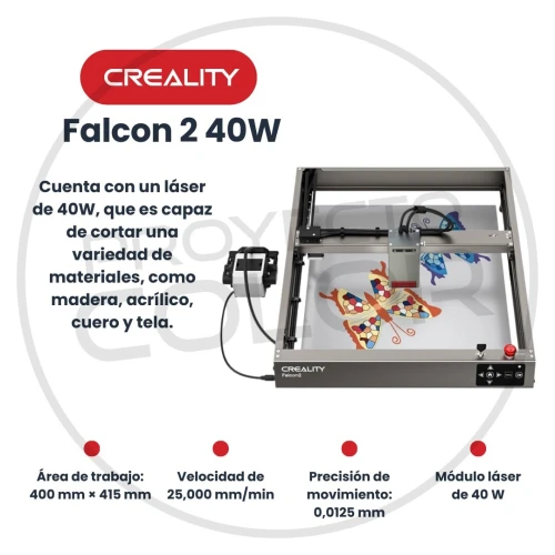 Creality Falcon 2 40Watt Machine Laser de Découpe et Gravure-marquage