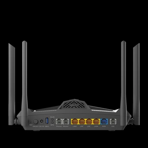 D-LINK DSL-X1852E Wi-Fi 6 VDSL2/ ADSL2+ AX1800 Modem Router with VoIP (2Lines téléphoniques)