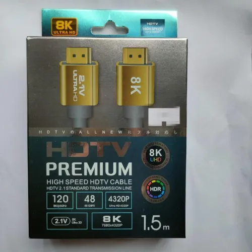 Cable HDMI V 2.1 8K 1,5Metre/3M/5M/10M/15M/20M