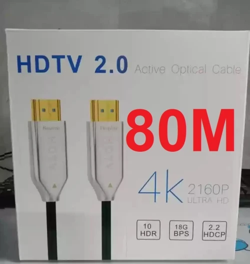 CABLE HDMI 4K 2.0 FIBRE OPTIQUE 10Metre 15M/20M/30M/40M/50M/70M/80M/100M