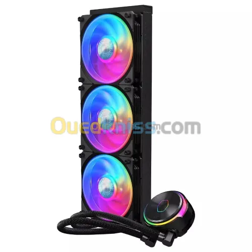 COOLER MASTER MASTERLIQUID PL360 FLUX - WATERCOOLING RGB BLACK - INTEL ET AMD - 3 FAN LED 120mm