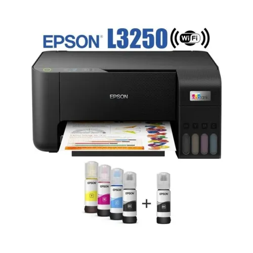 IMPRIMANTE EPSON L3250 Multifonction Couleur A4 avec Réservoir, Usb, Wifi , Wi-Fi Direct