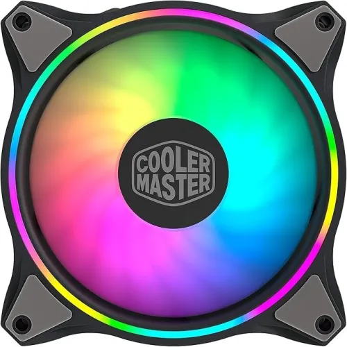 COOLER MASTER MASTERFAN MF120 HALO RGB - VENTILATEURS DE BOÎTIER 120 mm ARGB - 62 CFM - BLACK