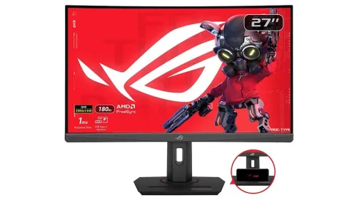ECRAN ASUS ROG STRIX XG27WCS 180HZ CURVED 27 POUCE ADJUSTABLE BLACK QHD 2K