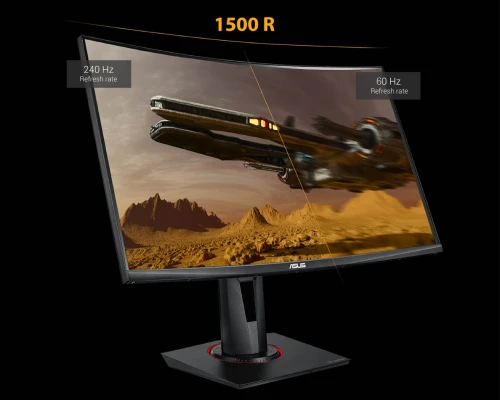 ECRAN ASUS 27" VG27VQM INCURVE 1Ms 240Hz FHD 2xHDMI 2.0/2xUSB 3.2/1xDiplayPort 1.2