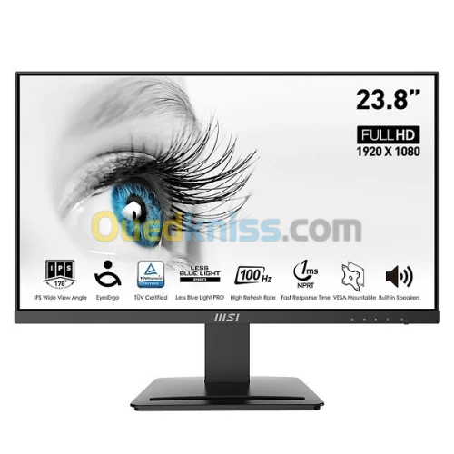 ECRAN MSI MP243X 24'' FHD 100HZ IPS BLACK
