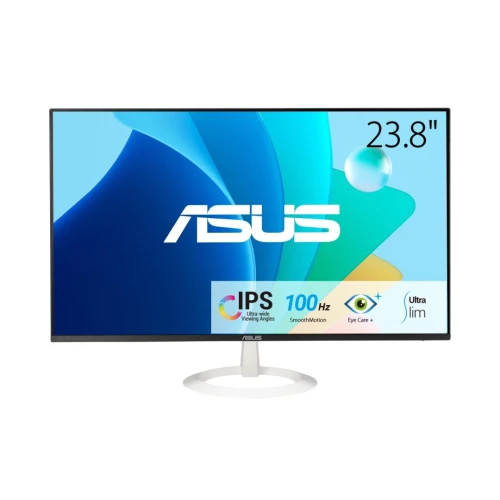 ECRAN ASUS VZ24EHF-W - 24" LED FHD - IPS - 16:9 - 100HZ - 1MS MPRT - ADAPTIVE-SYNC - HDMI - BLANC