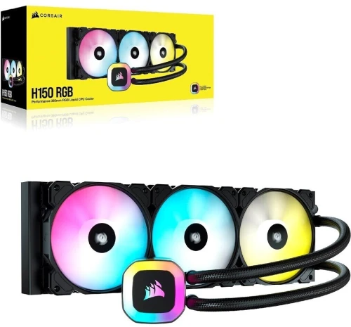 WATERCOOLING CORSAIR H150 360 120MM X 3 RGB