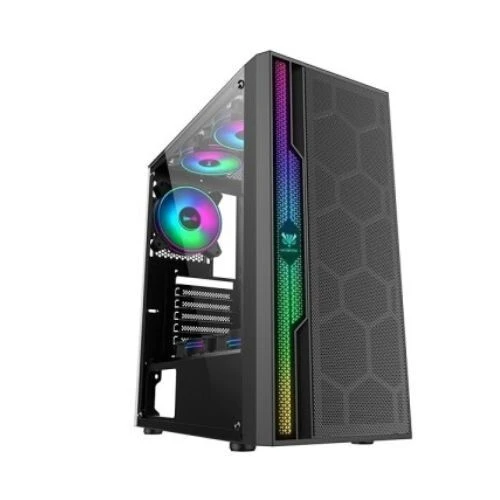 BOITIER  HYBROK VOLCANO 4FANS ARGB BLACK