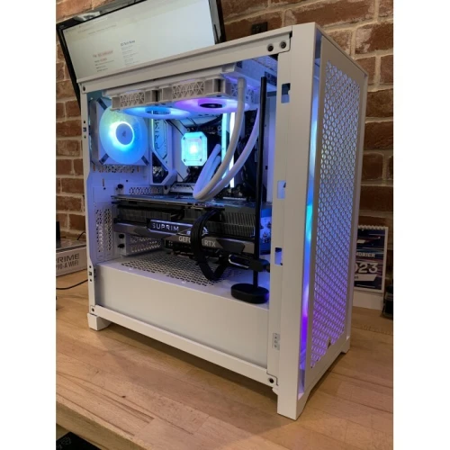 BOITIER CORSAIR D4000 AIRFLOW Tempered Glass (Noir) / white