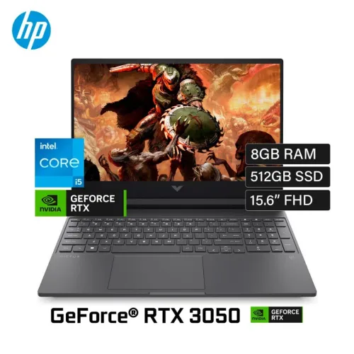HP VICTUS 15-FA2013DX - CORE I5-13420H - 8GO - 512GO SSD - 15,6" FHD - RÉTROÉCLAIRÉ - RTX 3050 6GO