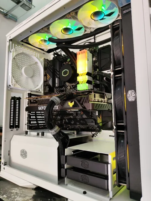 Pc Station Architecture Montage 3d