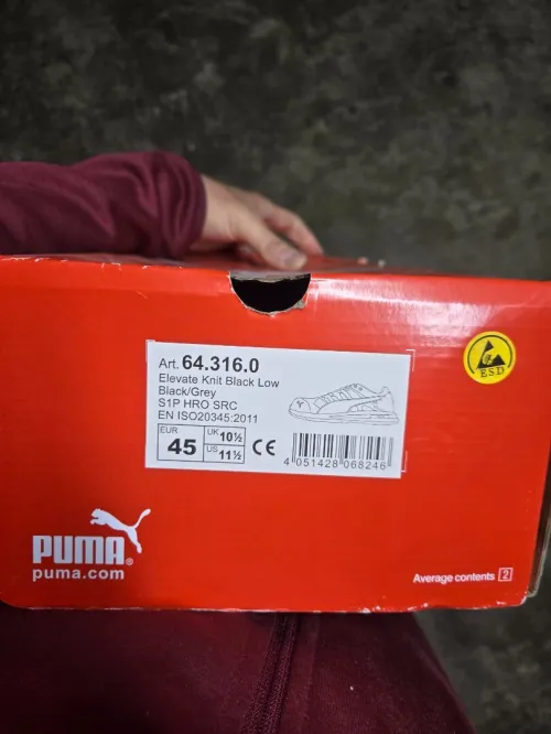 CHAUSSURES de securitè PUMA style basquette