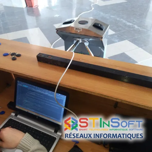 Logiciel controle d'accès (tourniquet, point d'accès, ZKTeco)