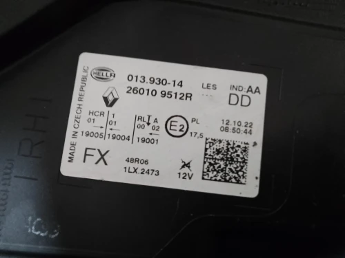 Vente Phare droite Capture 2022 double LEDs avec module